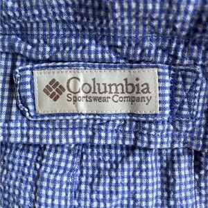 Colombia Men’s XL  casual / fishing gingham shirt